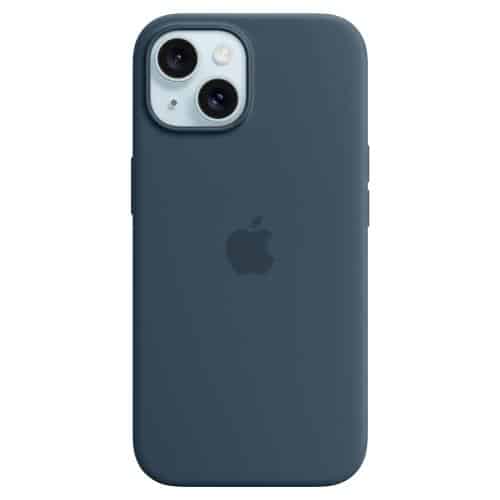 Silicon Case with MagSafe Apple MT0N3 iPhone 15 Storm Blue