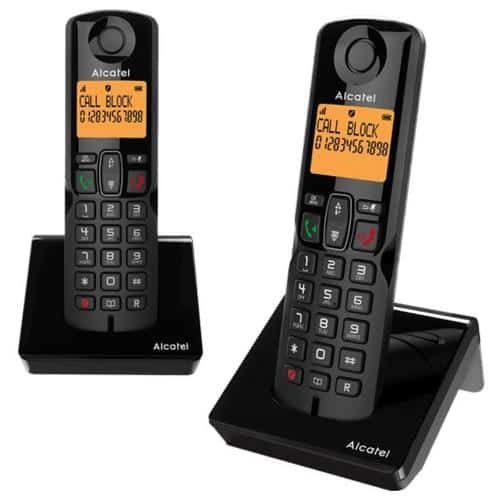 Dect Alcatel S280 Duo with Call Block Black