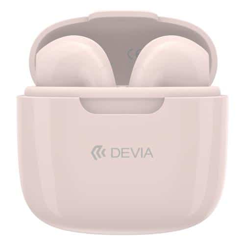 True Wireless Bluetooth Earphones Devia K1 EM057 Kintone Pink