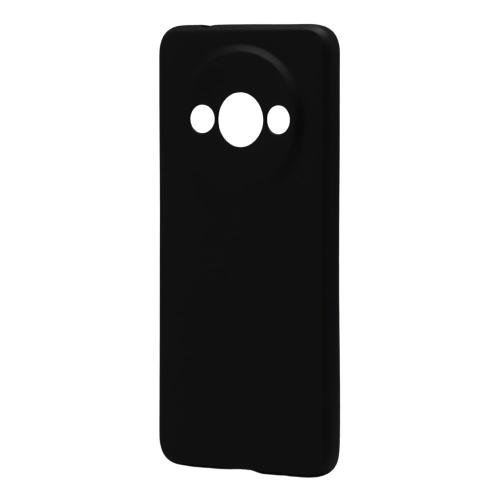 Θήκη Liquid Silicon inos Xiaomi Redmi A3 L-Cover Μαύρο