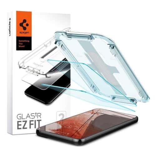 Tempered Glass Full Face Spigen Glas.tR EZ-FIT Samsung G901B Galaxy S22 5G (2 τεμ.)