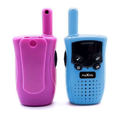 Walkie Talkie Maxlife MXWT-100 Μπλε-Ροζ (2 τεμ.)