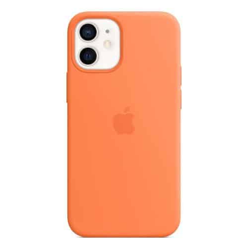 Silicon Case with MagSafe Apple MHKN3 iPhone 12 mini Kumquat