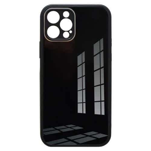 TPU & Glass Case inos Apple iPhone 12 Pro CamGuard Black