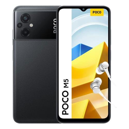 Κινητό Τηλέφωνο Xiaomi Poco M5 (Dual SIM) 64GB 4GB RAM Μαύρο