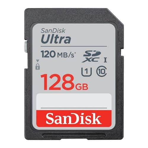 SDXC C10 UHS-I Memory Card SanDisk Ultra 120MB/s 128GB