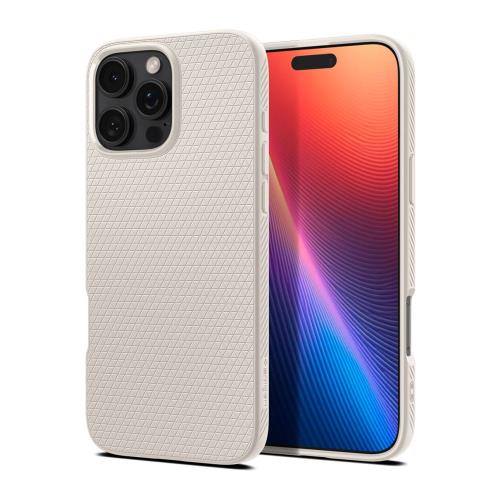 Θήκη Soft TPU Spigen Liquid Air Apple iPhone 16 Pro Natural Τιτάνιο