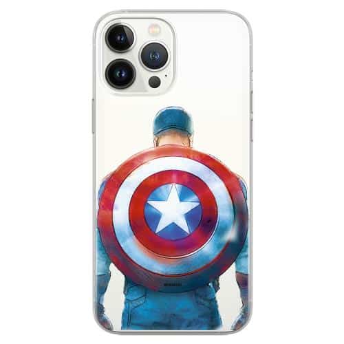 Θήκη Soft TPU Marvel Captain America 002 Apple iPhone 14 Διάφανο