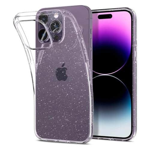 TPU Spigen Liquid Crystal Apple iPhone 14 Pro Max Glitter Clear