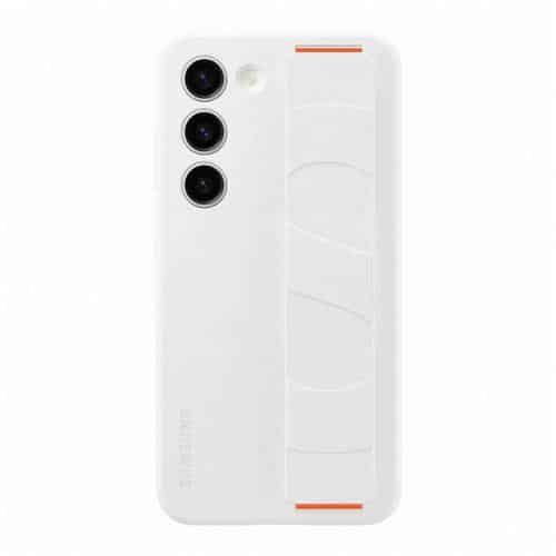 Silicone Grip Cover Case Samsung EF-GS911TWEG S911B Galaxy S23 5G White