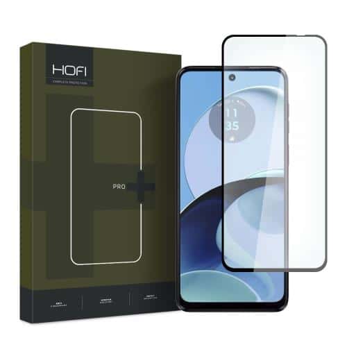 Tempered Glass Full Face Hofi Pro+ Motorola Moto G14 Μαύρο (1 τεμ.)