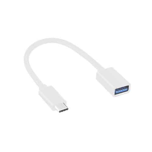 Αντάπτορας USB Host OTG (Female) σε USB C (Male) Λευκό (Ασυσκεύαστο)