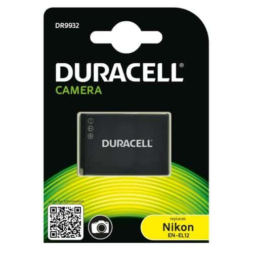 Camera Battery Duracell DR9932 for Nikon EN-EL12 3.7V 1000mAh (1 pc)
