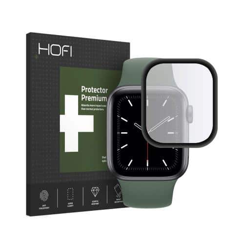 Hybrid Nano Glass Hofi Premium Pro+ Apple Watch 4/ 5/ 6/ SE 44mm Μαύρο (1 τεμ.)