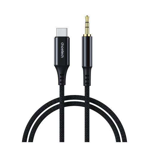 Καλώδιο Ήχου Choetech AUX008 USB C σε 3.5mm 2m Μαύρο