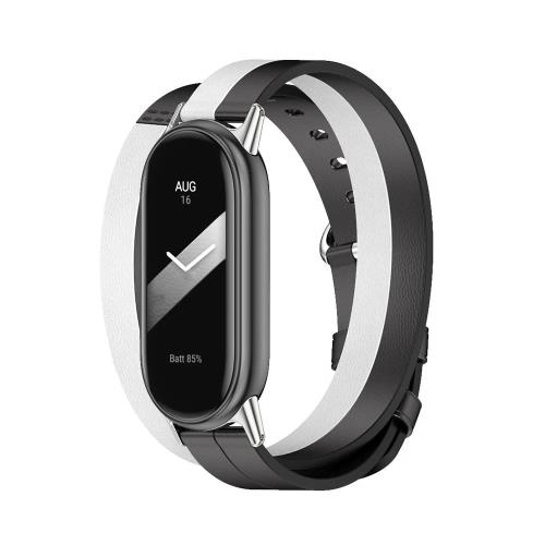 Λουράκι Xiaomi Smart Band 8 Διπλό BHR7311GL Μαύρο-Λευκό