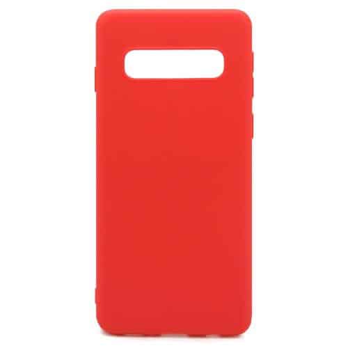 Soft TPU inos Samsung G975F Galaxy S10 Plus S-Cover Red
