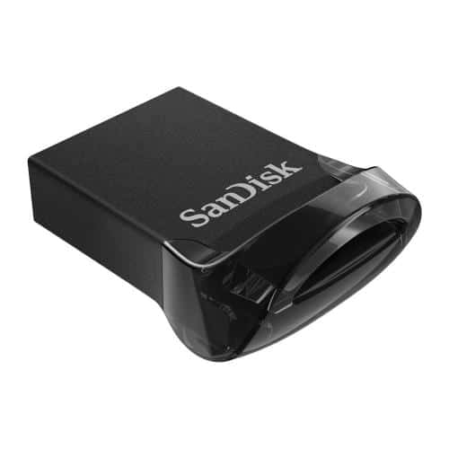 USB 3.1 Flash Disk SanDisk Ultra Fit SDCZ430 USB A 128GB 130MB/s Μαύρο