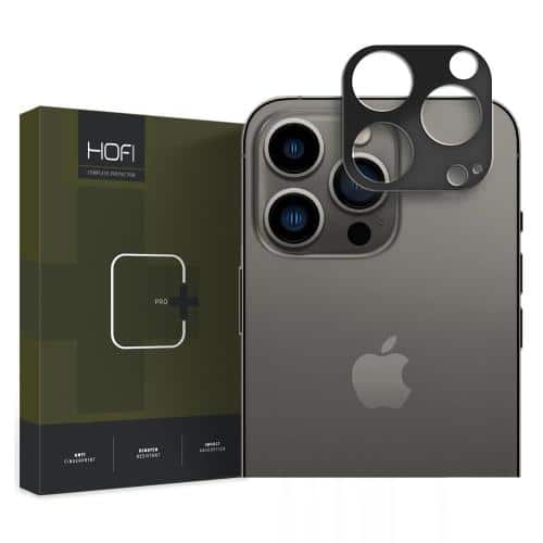 Μεταλλικό Προστατευτικό Κάλυμμα Κάμερας Hofi Alucam Premium Pro+ Apple iPhone 14 Pro/ 14 Pro Max Μαύρο