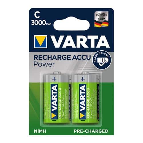 Rechargable Battery Varta C 3000mAh NiMH 1.2V Ready2Use (2 pcs.)