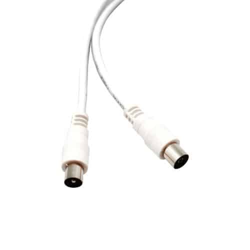 RF Cable M/F 1.5m White (Bulk)