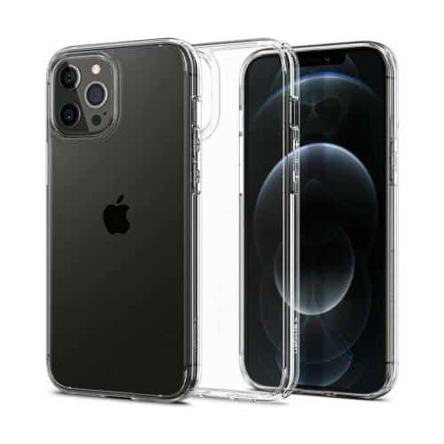 TPU & PC Back Cover Case Spigen Ultra Hybrid Apple iPhone 12 Pro Max Crystal Clear
