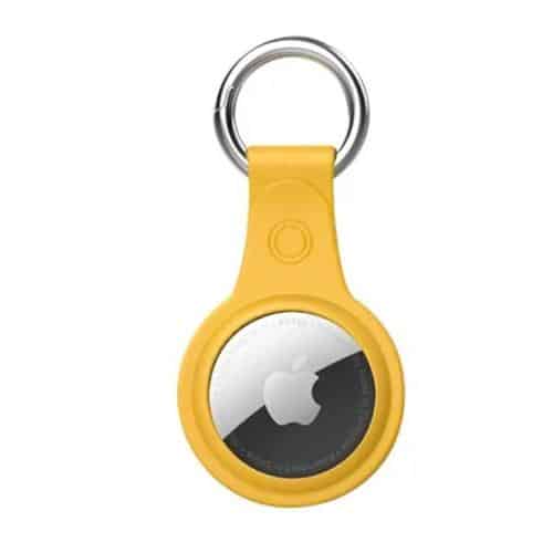 TPU Loop - Key Ring AhaStyle WG38 for Apple AirTag Matte Yellow