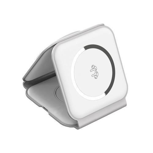 Ασύρματος Φορτιστής - Βάση 3in1 Choetech T588-F για Apple Airpods