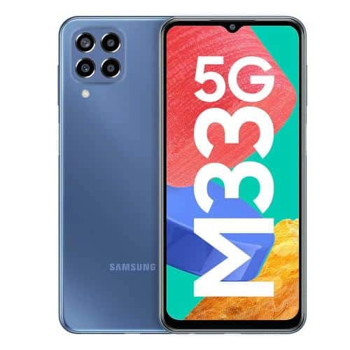 Κινητό Τηλέφωνο Samsung M336B Galaxy M33 5G (Dual SIM) 128GB 6GB RAM Μπλε