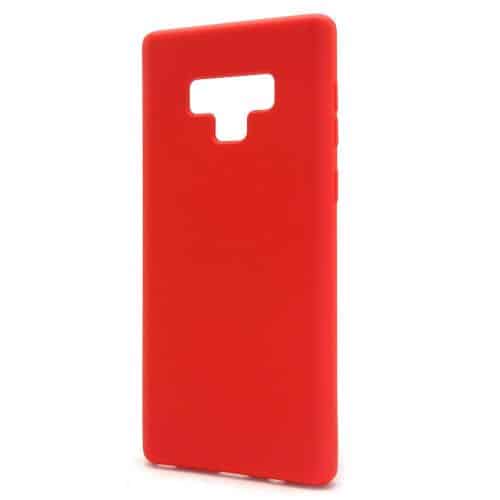 Liquid Silicon inos Samsung N960F Galaxy Note 9 L-Cover Hot Red
