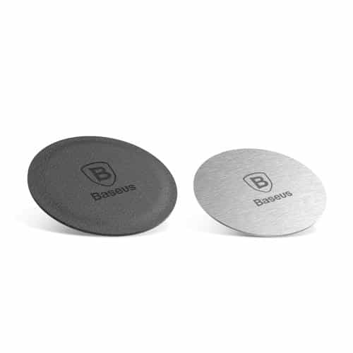 Universal Iron Plate for Car Holder Magnetic Baseus Iron Suit Silver (2 pcs)