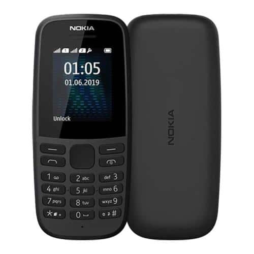 Mobile Phone Nokia 105 (2019) (Dual SIM) Black