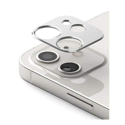 Tempered Glass Full Face Ringke Styling για Τζαμάκι Κάμερας Apple iPhone 12 mini Ασημί (1 τεμ)