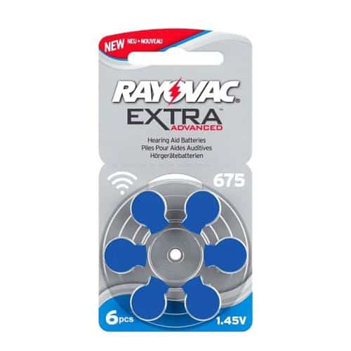 Hearing Aid Battery Rayovac Extra Advanced 675 (6 pcs.)