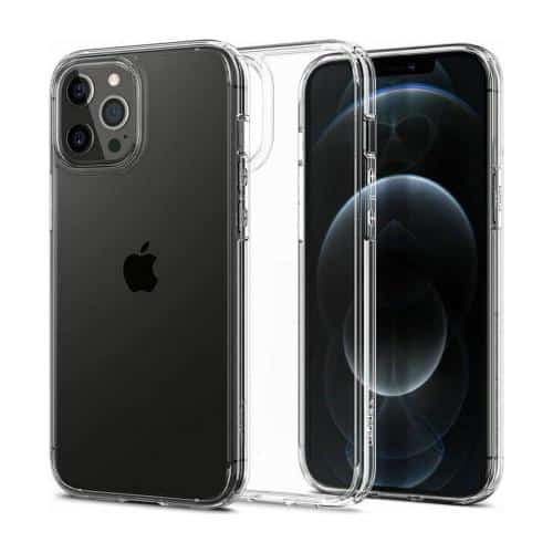 TPU & PC Back Cover Case Spigen Ultra Hybrid Apple iPhone 12/ 12 Pro Crystal Clear