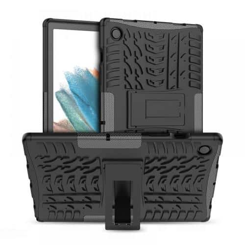 Back Cover Case Armor with Stand inos Samsung Galaxy X200 Galaxy Tab A8 10.5 (2021)/X205 Galaxy Tab A8 10.5 (2021) 4G Black