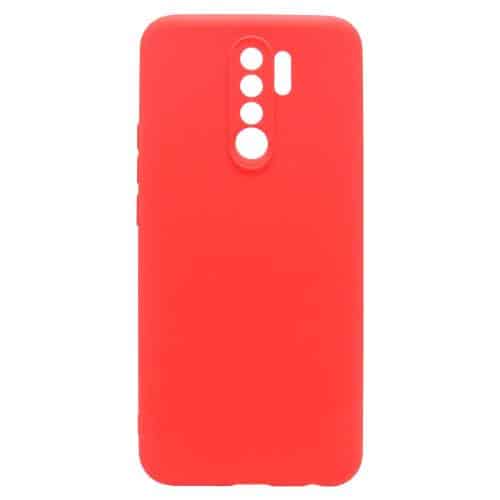Θήκη Soft TPU inos Xiaomi Redmi 9 S-Cover Κόκκινο