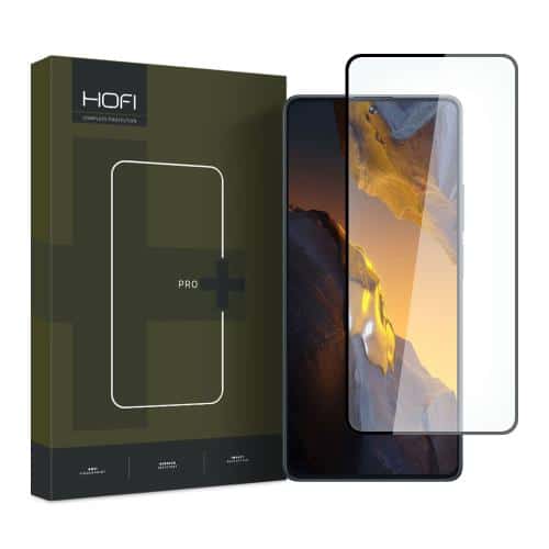 Tempered Glass Full Face Hofi Premium Pro+ Xiaomi Poco F5 5G Black (1 pc)