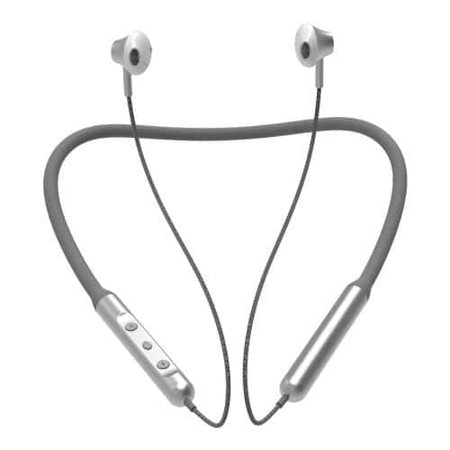 Stereo Bluetooth Headset Devia EM030 Smart Neckband Grey-Silver