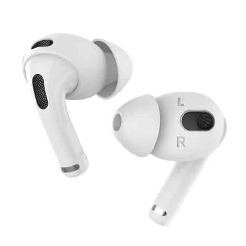 Silicon Earhooks with Case AhaStyle PT66 Apple Airpods 3 Enhanced Sound White (3 pairs)