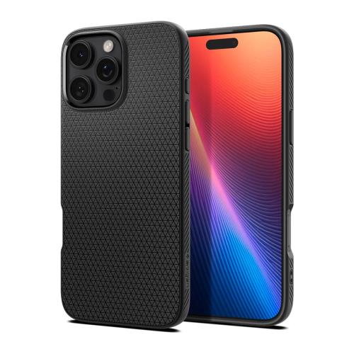 Θήκη Soft TPU Spigen Liquid Air Apple iPhone 16 Pro Max Μαύρο