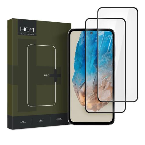 Tempered Glass Full Face Hofi Pro+ Samsung Galaxy M35 5G Μαύρο (2 τεμ.)