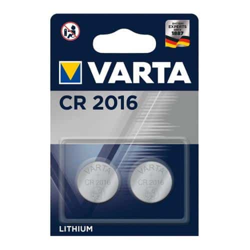 Lithium Button Cells Varta CR2016 (2 pcs)