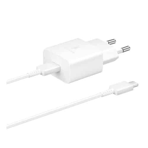 Travel Fast Charger Samsung EP-T1510 15W PD with USB C Output 3A & USB C Cable White