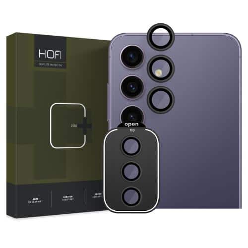 Metal Camera Cover Hofi Camring Pro+ Samsung S926B Galaxy S24 Plus 5G Black (3 pcs)