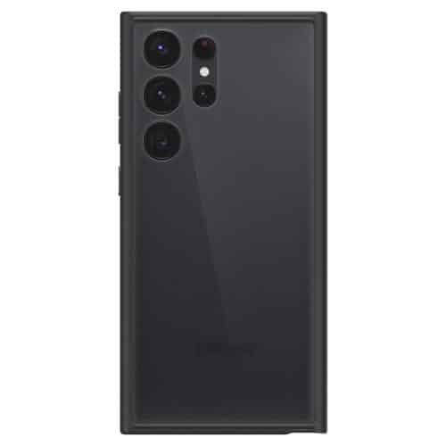 Θήκη TPU & PC Spigen Ultra Hybrid Samsung S918B Galaxy S23 Ultra 5G Διάφανο-Frost Μαύρο