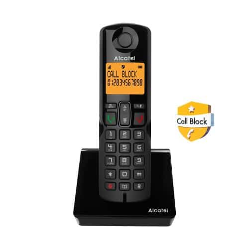 Dect Alcatel S280 with Call Block Black