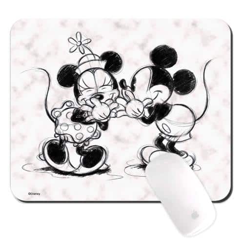 Mousepad Disney Mickey & Minnie 010 22x18cm Λευκό (1 τεμ)