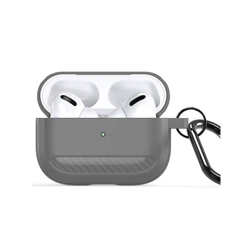 Θήκη TPU Dux Ducis PECB Apple AirPods Pro 2 με Γάντζο Γκρι