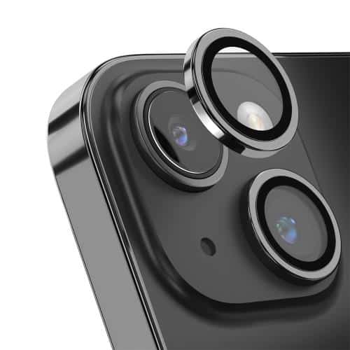 Προστατευτικό Κάλυμμα Αλουμινίου Full Face Devia για Τζαμάκι Κάμερας Apple iPhone 15/ 15 Plus Peak Τιτάνιο (2 τεμ)